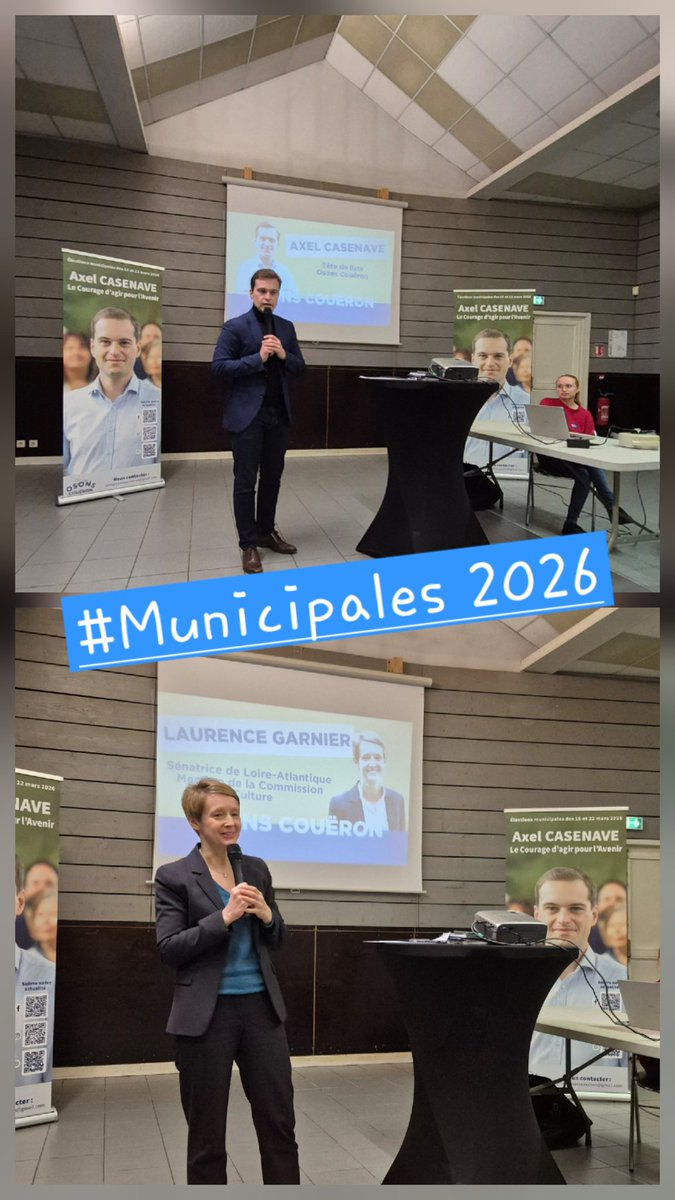 A Couëron pour soutenir <a href="/axel_casenave/">Axel Casenave</a>
🥰 Un beau programme pour la ville et une belle dynamique pour la Métropole !
👏 pour tout ce travail ! Les Coueronnais le méritent !
📅 15 et 22 mars pour changer notre avenir !
#Municipales2026 #nantesmetropole #coueron #saintherblain