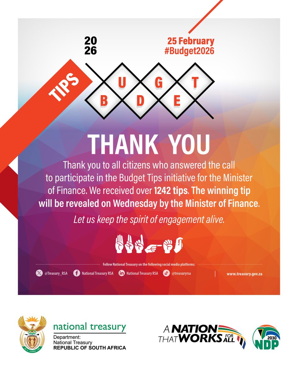 National Treasury RSA tweet media