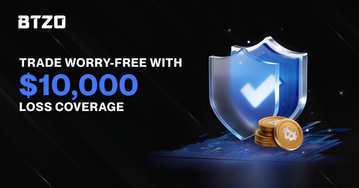 Trade worry-free. We’ve got the downside covered🛡️

Up to $10,000 loss coverage on this BTZO event 💸

Trade, participate, and protect your capital while you do it 🔐

Join now on BTZO