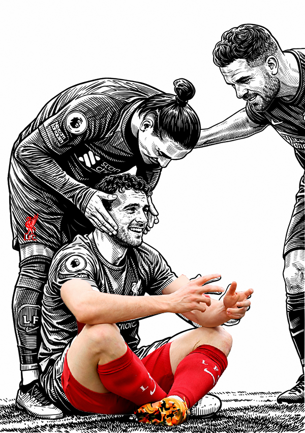 AlNassrTribune's tweet image. 𝗬𝗢𝗨 𝗪𝗜𝗟𝗟 𝗡𝗘𝗩𝗘𝗥 𝗪𝗔𝗟𝗞 𝗔𝗟𝗢𝗡𝗘.🥺

Forever in our hearts.❤️

Don't Tap Diogo Jota. 🎮