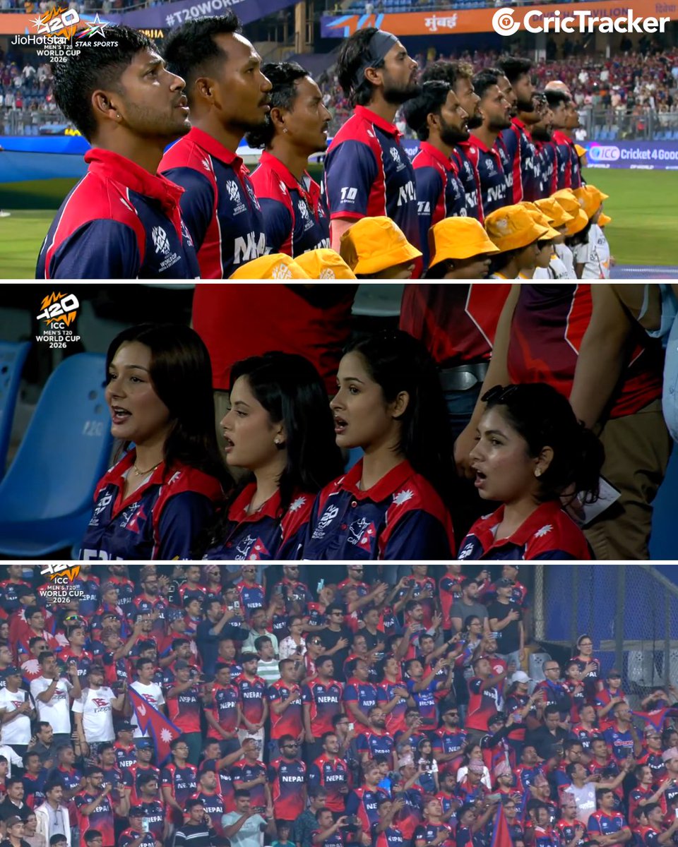 No matter the opponent. No matter the situation. 🇳🇵❤️

Nepal fans always show up. Always loud. Always proud. 🔥🏏

Win or lose, their passion never fades - that’s true support🙌

📸: JioStar