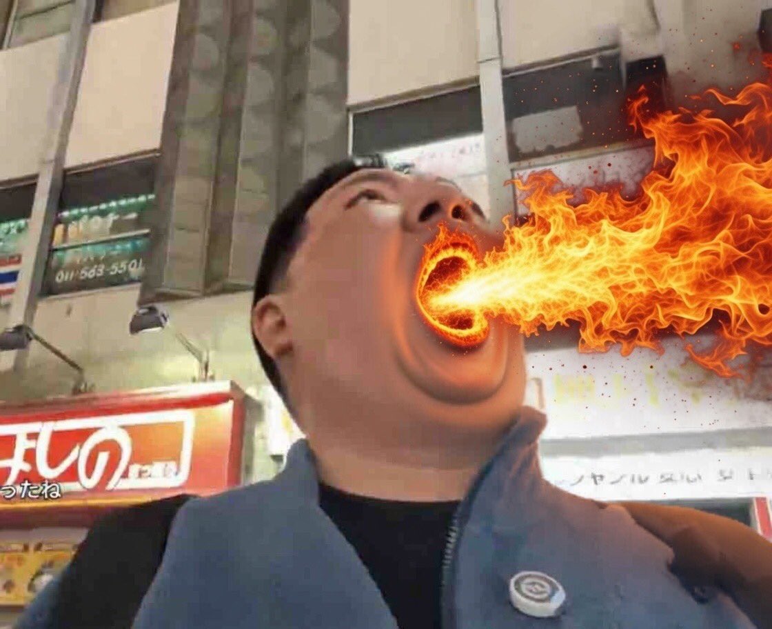 kyao46's tweet photo. 👹🔥 https://t.co/OzXpE4s7dz