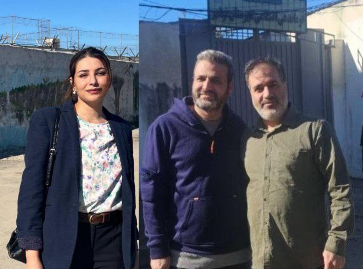 سه نفر از دوستانی که به جرم اعتراض به جنایتِ بزرگِ دی ماه در بازداشت بودند، آزاد شدند : ویدا ربانی، عبدالله مومنی و مهدی محمودیان.

لغو احکام اعدام، آزادی فوری همه بازداشت‌شدگان گمنام و‌همچنین کلیه زندانیان سیاسی و محصورین مطالبه‌ای ملی‌ است.
#جبهه_نجات_ایران