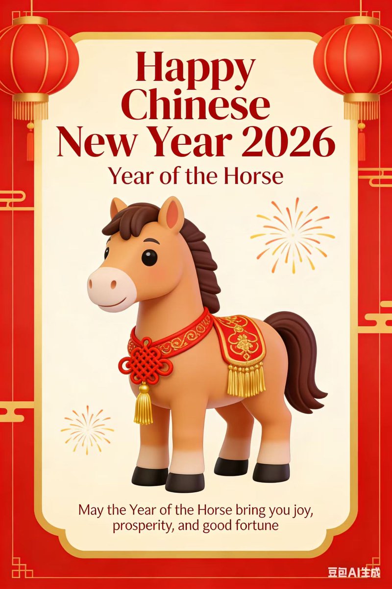 FitButLazy's tweet photo. Happy Chinese New Year 2026 🧧🐎
May this Year of the Horse bring growth, momentum and plenty of wins for everyone. https://t.co/2HADsVNPfX