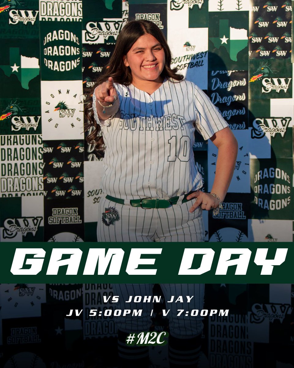 sw_dragon_sball's tweet photo. 𝙄𝙏’𝙎 𝙂𝙊𝙊𝘿 𝙏𝙊 𝘽𝙀 𝘽𝘼𝘾𝙆 𝙃𝙊𝙈𝙀 🏠 

Dragon Softball opens district tonight at home versus John Jay. 🔥 https://t.co/KVLVuo2MIC