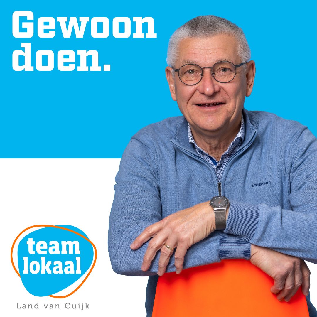 🟠 Maak kennis met Fons van Mil 🔵
Kandidaat op de kieslijst van Team Lokaal
👉 Bij Team Lokaal vindt Fons een onafhankelijke partij voor alle inwoners, ongeacht hun landelijke politieke kleur of voorkeur. teamlokaal.nl/kandidaten/