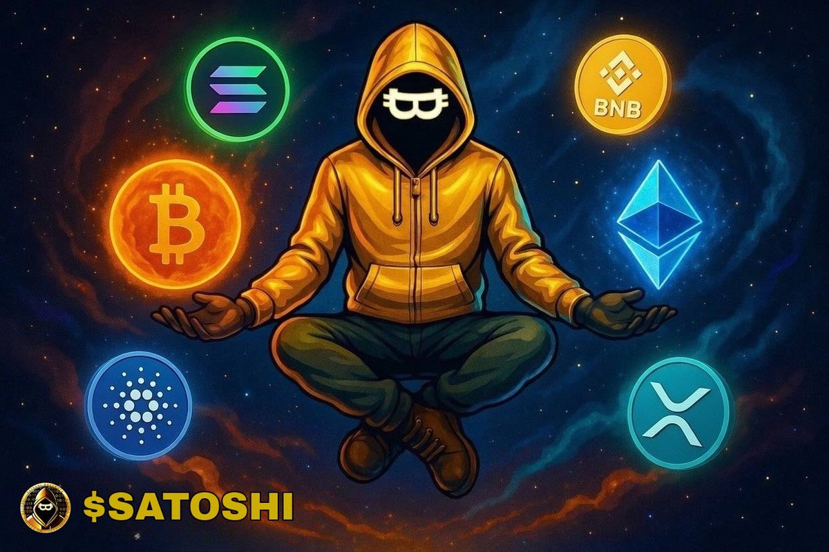 Unowned. Unstoppable. Expressed everywhere.

Every chain. Every builder. Every believer.

We are all Satoshi.
 $SATOSHI ♾️