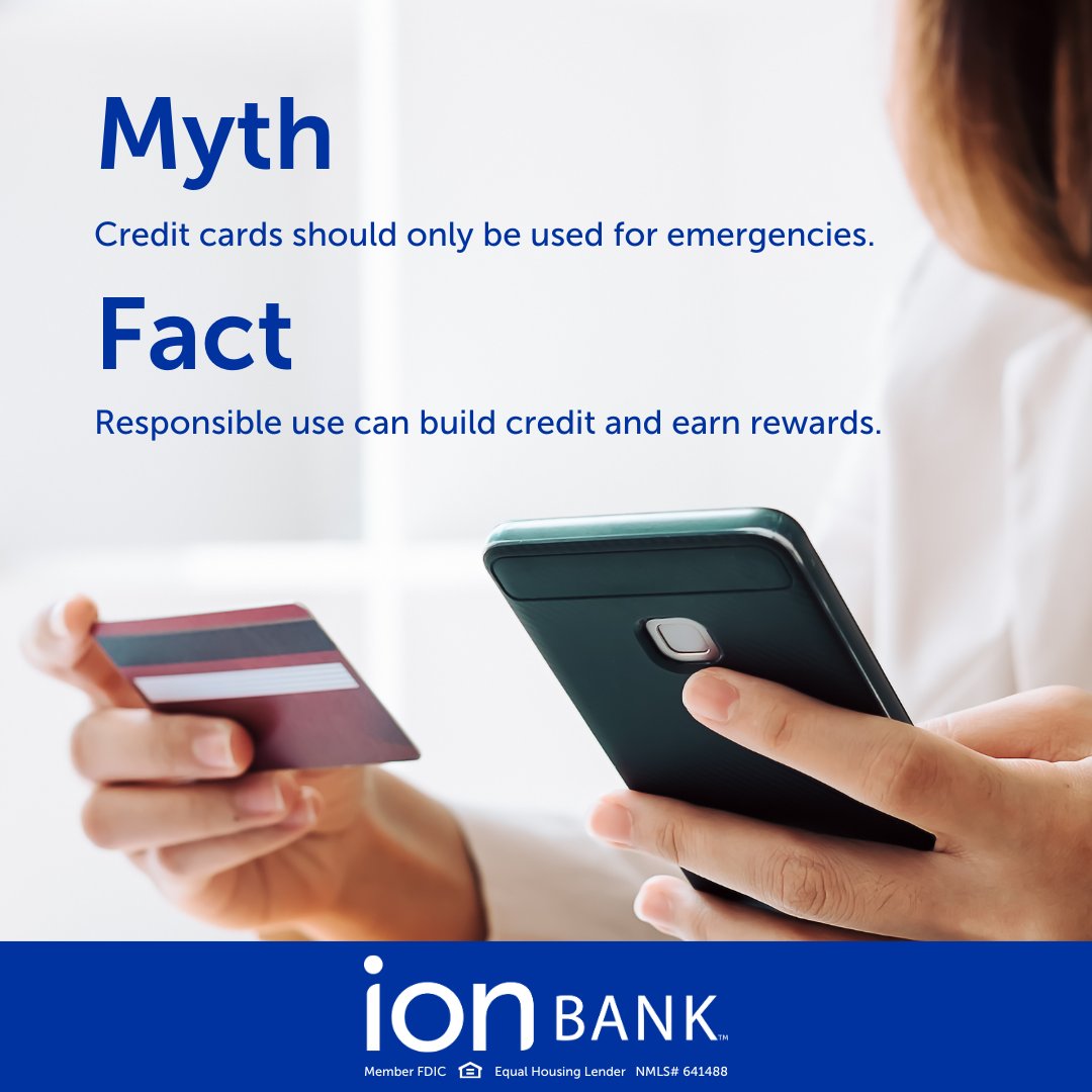 ✅ Credit cards can be a helpful tool when used responsibly, especially for building credit and earning rewards. The key is having a plan: pay on time, keep balances low and avoid spending beyond your budget!

#financialmyth #buildcredit #financialtips #IonBank