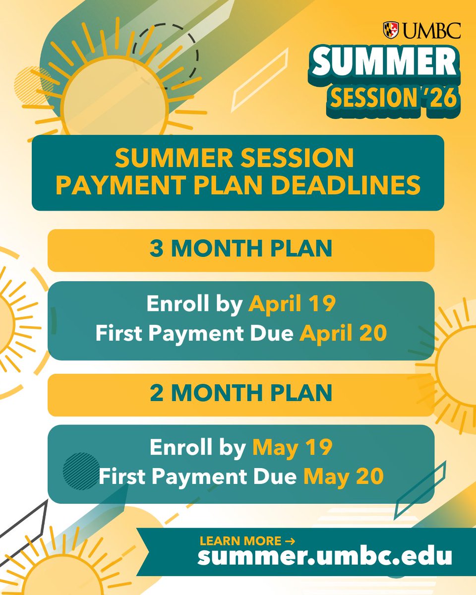 UMBC Summer & Winter Session tweet media