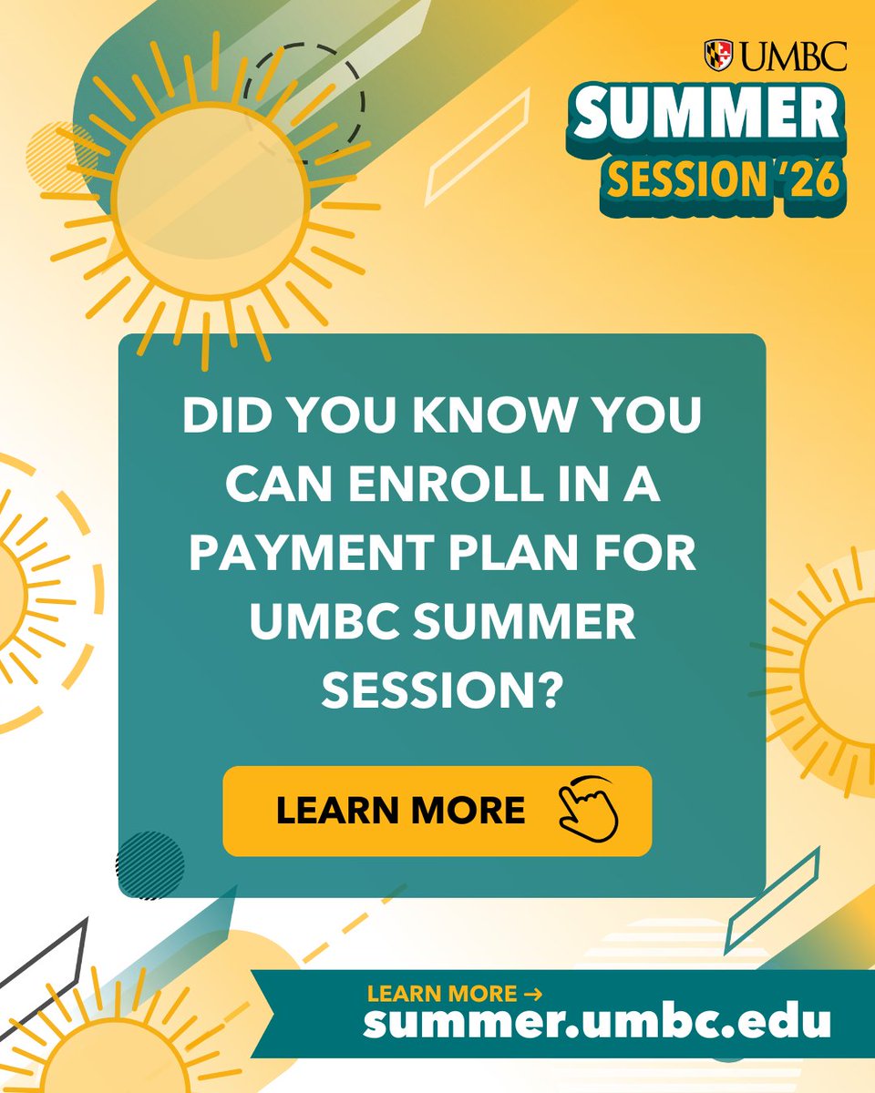 UMBC Summer & Winter Session tweet media