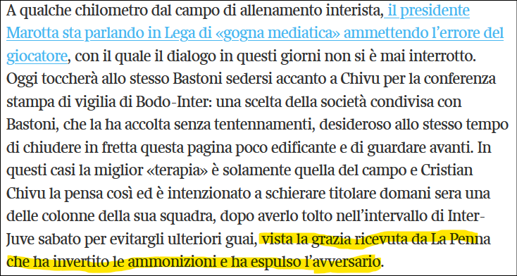Giadit61's tweet photo. su #bastoni e #chivu è stato già detto tutto
#biasin deve difendere il suo giocatore, e un po' ci riesce (ma solo un po') https://t.co/H9FR2vr5un