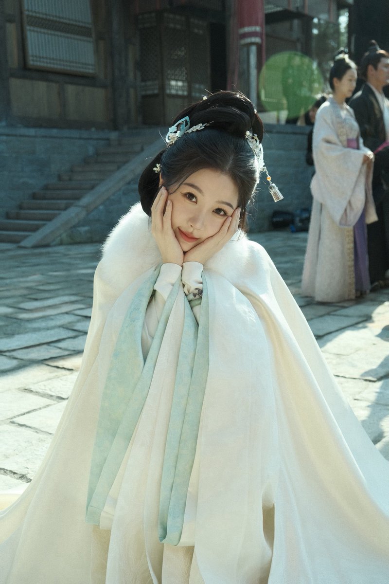 ForCdrama's tweet photo. #YuShuxin shared some pics from the set of drama #云初令 for 2026 Chinese New Year. https://t.co/9bF6vEjp8e