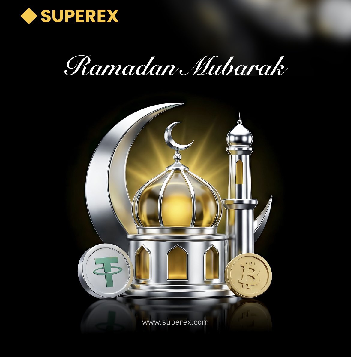 SuperExet's tweet photo. Ramadan Mubarak 🌙✨

Wishing our SuperEx community a month of peace, prosperity, and powerful gains.

May your faith stay strong and your trades even stronger. 🚀 https://t.co/3whkvNOfh0