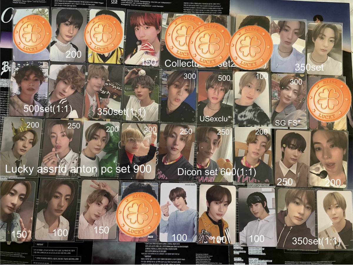 pr3ttyn00nabns's tweet photo. declutter super sale! Updated set tingi prices

wts riize ph on hand assorted ready to ship 

+ pf &amp; sf
100% good condi
can nego if taking more
prio payo or 50% dp, rb after 2-3wks
pls pm/dm if inch https://t.co/JYCW13Gqse