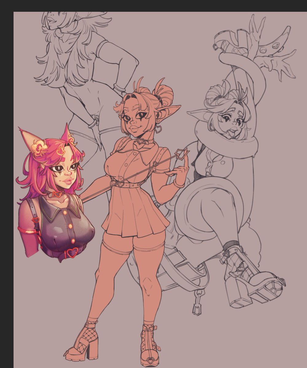 Shinjeeey's tweet photo. TFW you are only able to draw that one character. https://t.co/djcrkjRdtU