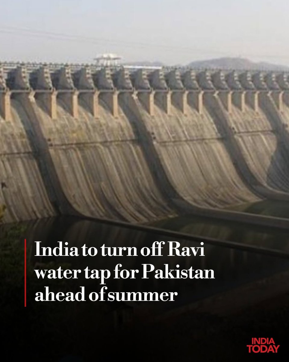 Ahead of an unforgiving summer, Pakistan's water woes are set to worsen. At a time when Pakistan is already reeling from the suspension of the Indus Waters Treaty, India is now set to block the excess water flow from the Ravi River with the completion of the Shahpur Kandi barrage