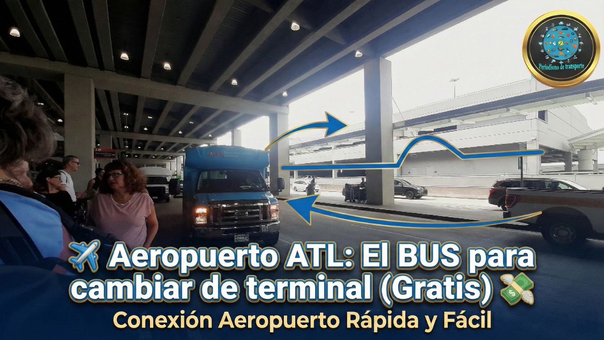 ✈️💰 ¡Ahorra en ATL! 🚍✨ Shuttle GRATIS entre terminales (24/7) 🔄. 💡 Un dato súper útil para tu próximo viaje 🧳💸

👇🎥 Mira el video aquí:
youtu.be/Qjbfcyx6_ec

ℹ️📲 +Info: …riodismodetransporte.esperandovia.com
