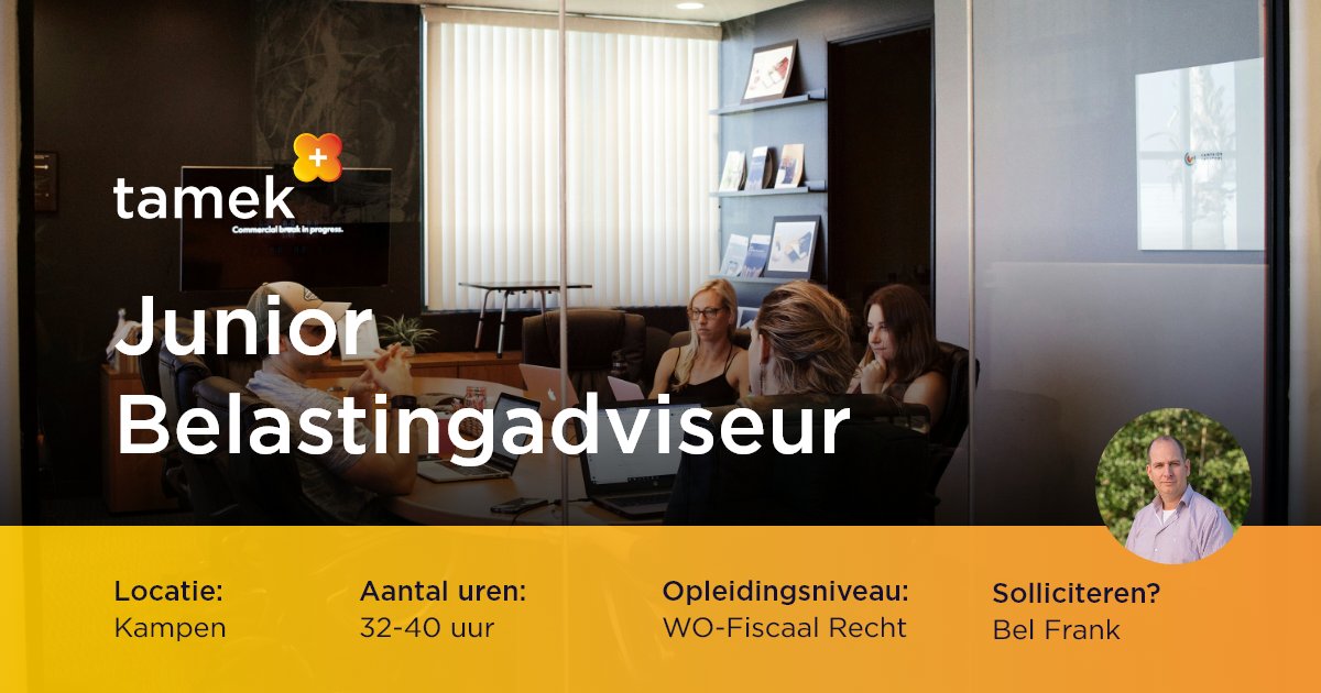 Tamek Accountants & Belastingadviseurs tweet media
