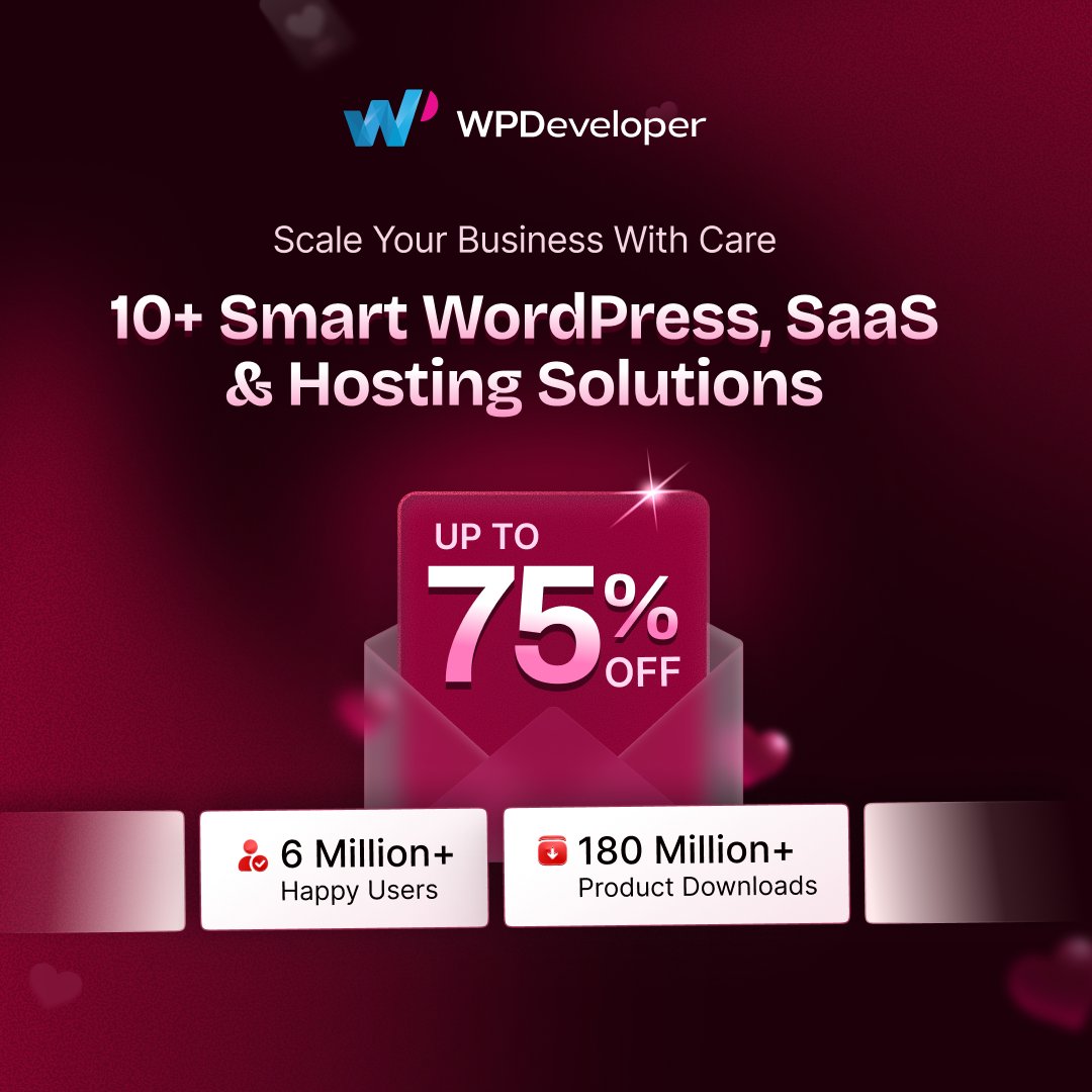 WPDeveloper tweet media