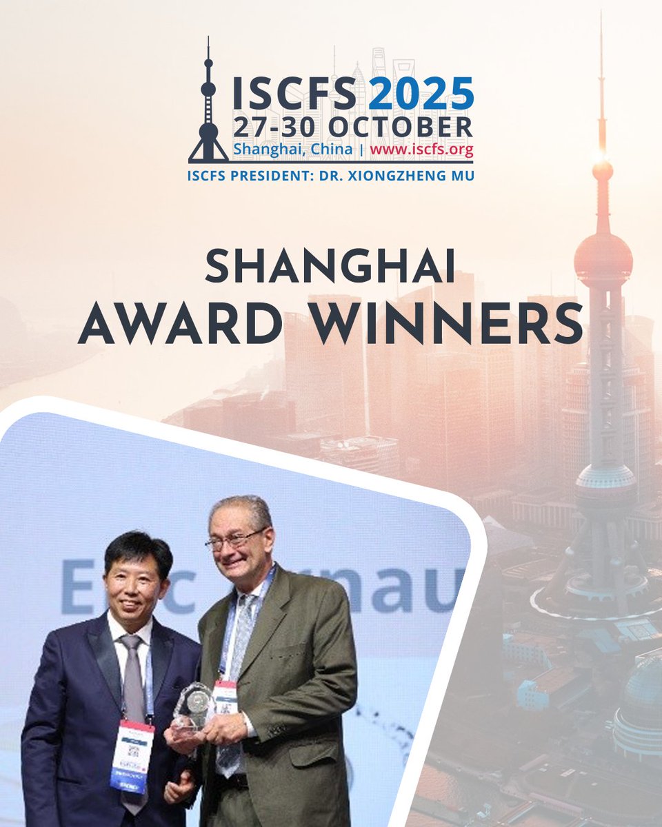 iscfs_society's tweet photo. Last October in Shanghai, the 21st ISCFS International Congress showcased the spirit of innovation, scientific rigor, and clinical excellence that drives our community.
Learn more in the latest ISCFS Newsletter: https://t.co/FP8lMf6NQ1. #iscfs2025 https://t.co/ueabN3xKVU