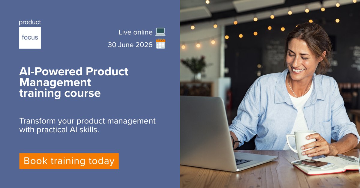 Our AI-Powered Product Management course shows you how to work 𝘸𝘪𝘵𝘩 AI while keeping product thinking, strategy, and accountability firmly human.

🗓️ 30 June
🕒 15:00–21:00 UK time
📍Live online

Learn more: ow.ly/P1Yx50WM39m