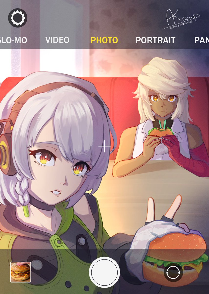 a date with Anby &amp; Ramlethal 🍔💚