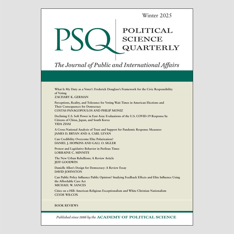 PSQuarterly's tweet photo. Winter 2025-2026 Issue Available
@OUPSocSci
| https://t.co/LNPyfF71M8 https://t.co/HVYOMLThiH