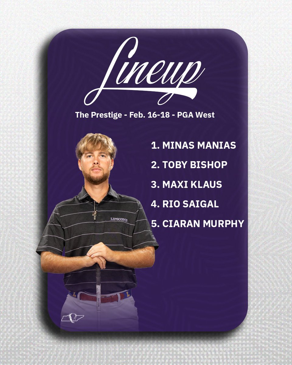 Lipscomb Men's Golf tweet media