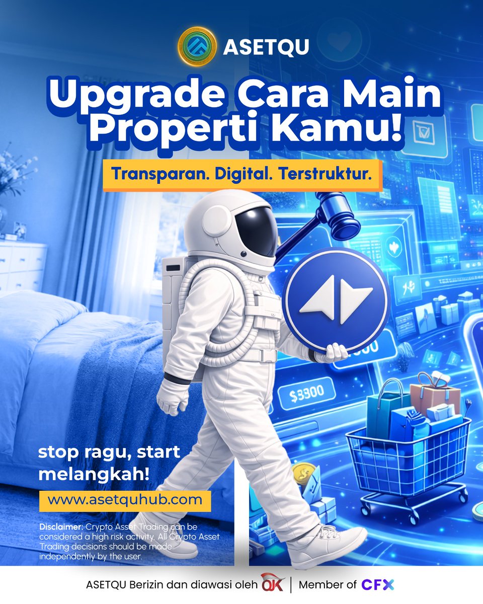 Halo Asetra! 👋🏻🤩

Saatnya bergerak ke dunia properti yang lebih transparan dan digital.

Sekarang, memiliki properti bisa lebih praktis tanpa harus ke mana-mana. Lewat sistem AsetQuhub, setiap proses berjalan terstruktur, transparan, dan terverifikasi.

Bukan cuma soal punya