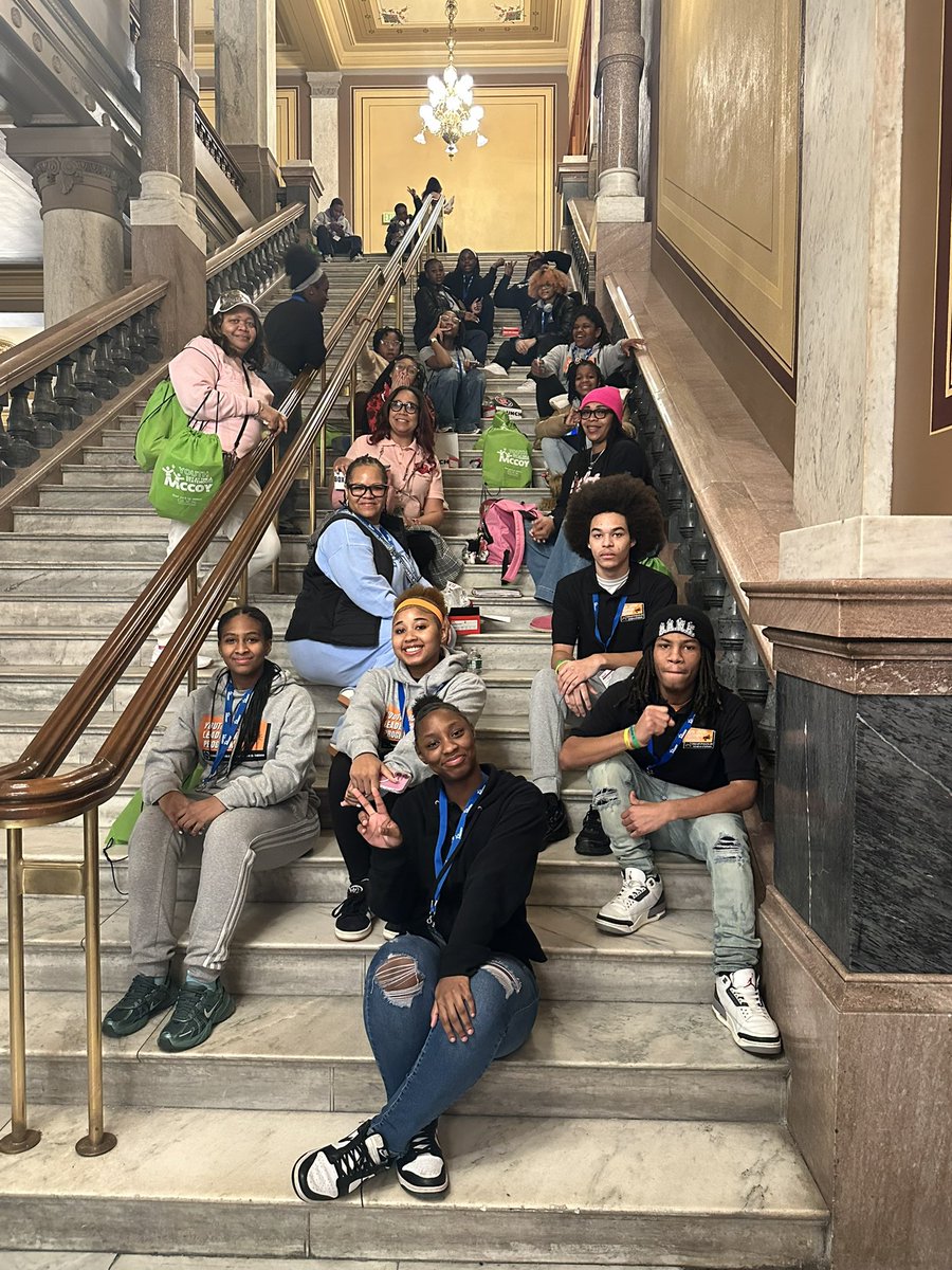 .<a href="/CPLIofIndiana/">CPLI of Indiana</a>’s Youth Justice Leaders had a great time at the Indiana State Capitol yesterday! Several of this year’s cohort members spoke about their experiences and priorities for legislators to take into consideration when forming policies.
#youthvoicematters #indiana