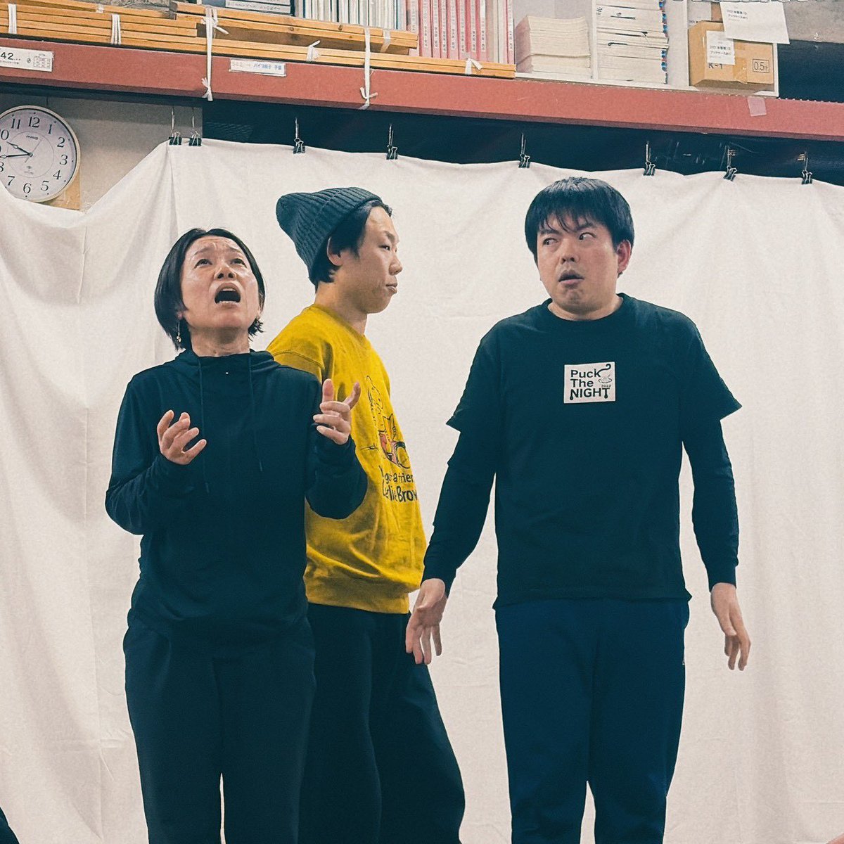 【出演】HMPシアターカンパニー『リアの道化たち』
日程は3月13日(金)〜16日(月)です。

もう1ヶ月を切っています。
どうかお見知りおきを。

ご予約はこちら🖖😃👉👉👉 ticket.corich.jp/apply/420911/0…
⬆️予約フォーム🫵✨✨

2名以上だと［複数割］がお得です🉐(事前振込限定です)

今日は通し稽古😌
⚔️🤡🤴