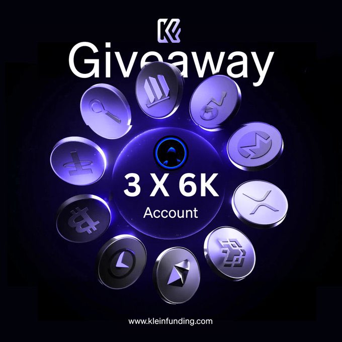 🎁 Giveaway Time 🎁

3 X $6,000 ACCOUNT.

To Participate:

1- Follow <a href="/princefxgh/">Prince Forex</a> <a href="/KleinFunding/">Klein Funding</a>🔥

2-Retweet, Like and Tag 3 Friends (traders)

3- Join our Discord Channel: discord.com/invite/RtnKYDn…
WINNERS will be Announced there IN 4 days. x.com/messages/media…
