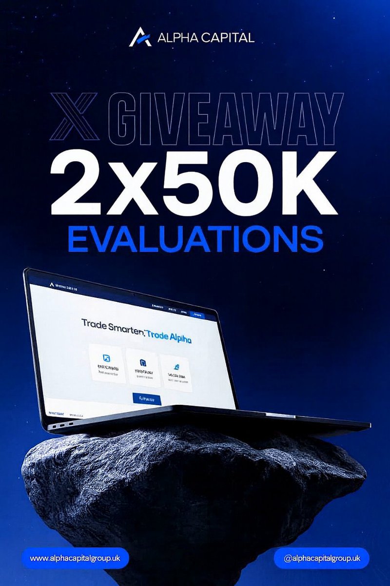🚨 2x50k Evaluation Giveaway From <a href="/AlphaCapitalUK/">Alpha Capital Group</a> 🚨

➡️ Follow: <a href="/NASDAQGURU1/">NASDAQ GURU</a> <a href="/AlphaCapitalUK/">Alpha Capital Group</a>
Like &amp; RT this post
Tag 3 traders 🫂

Also Follow: <a href="/SarkiTutorial/">𝐒𝐀𝐑𝐊𝐈 𝐓𝐔𝐓𝐎𝐑𝐈𝐀𝐋 ✦ 𝐍𝐐</a> <a href="/ABFXKILLER/">AB FX KILLER</a> <a href="/madnessnft/">madnessnft</a> @traderkaizen0 <a href="/_rough1/">wreckitraf</a>

Sign up: app.alphacapitalgroup.uk/signup/LUCIAN