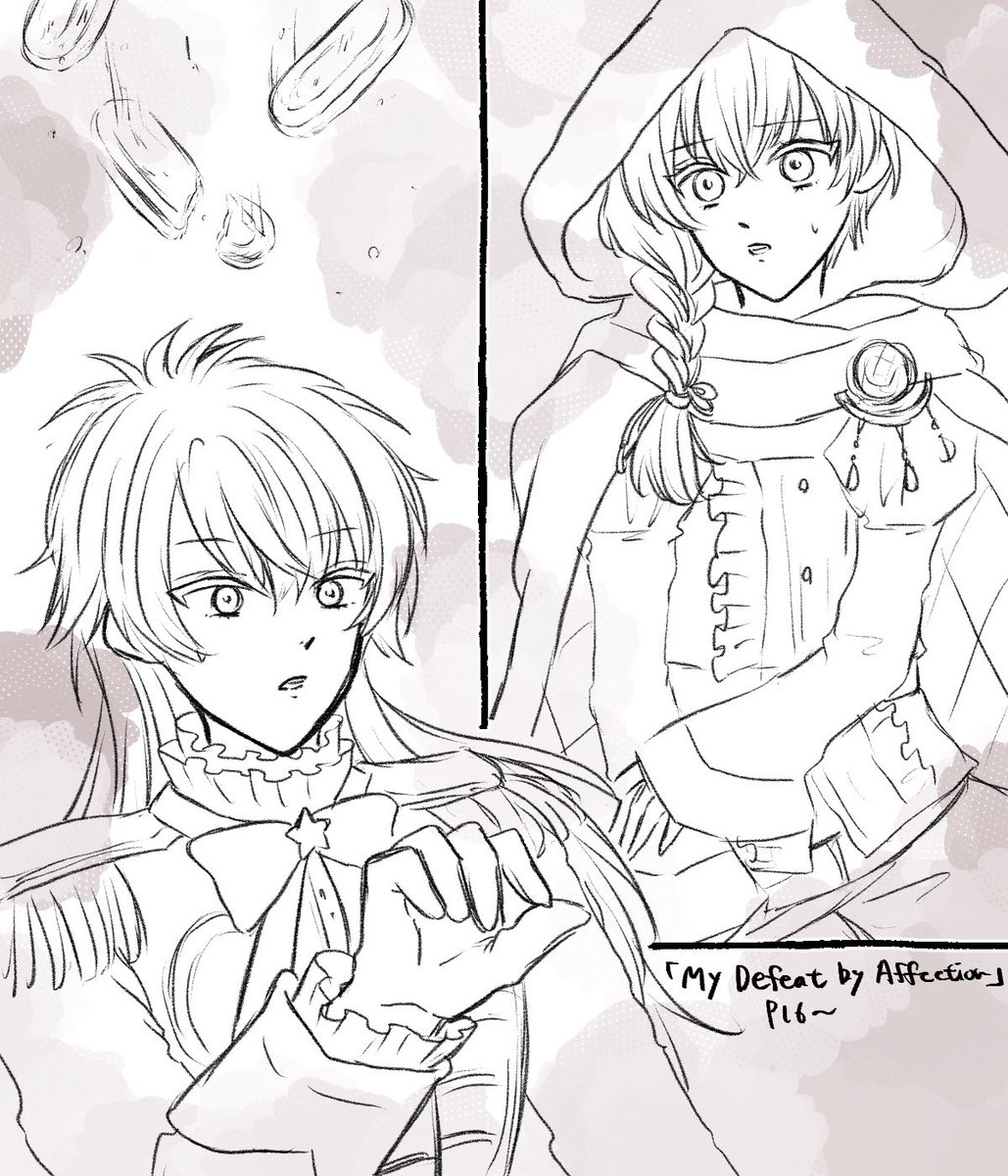 くろてらさんの御本(<a href="/krtrmurow/">くろてら@固定通販</a> )
｢My Defeat by Affection｣より
何となく浮かんだイメージ絵