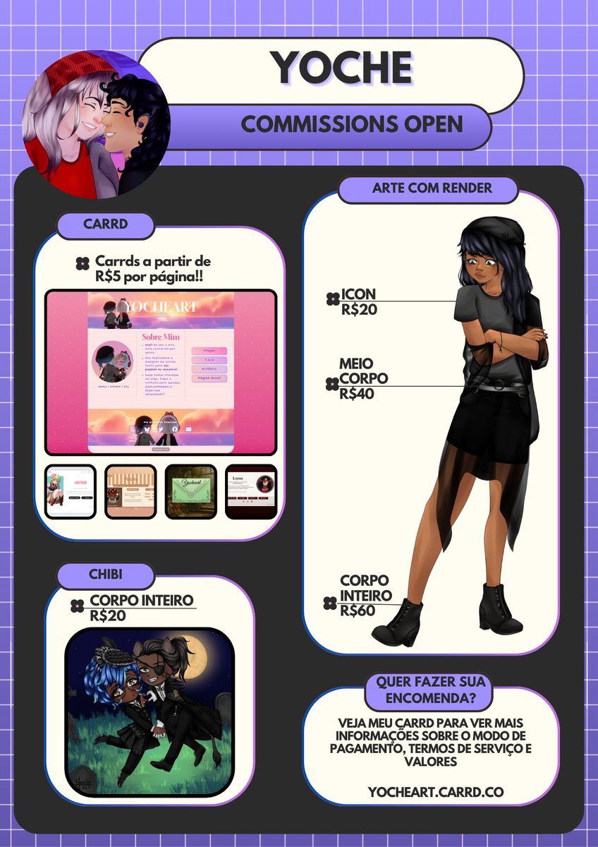 yocheart's tweet photo. •°✿ *COMMISSIONS OPEN* ✿°• 

Mais informações no carrd !!
Contato via DM ou email !!

°•.⛱️ || ENG: https://t.co/iEeTKf5tT3
°•.🎨 || Carrd: https://t.co/pTWx0rboGk

#opencommissions #brart #art #comissoesabertas #artmoots https://t.co/XQ1BY3gFuB