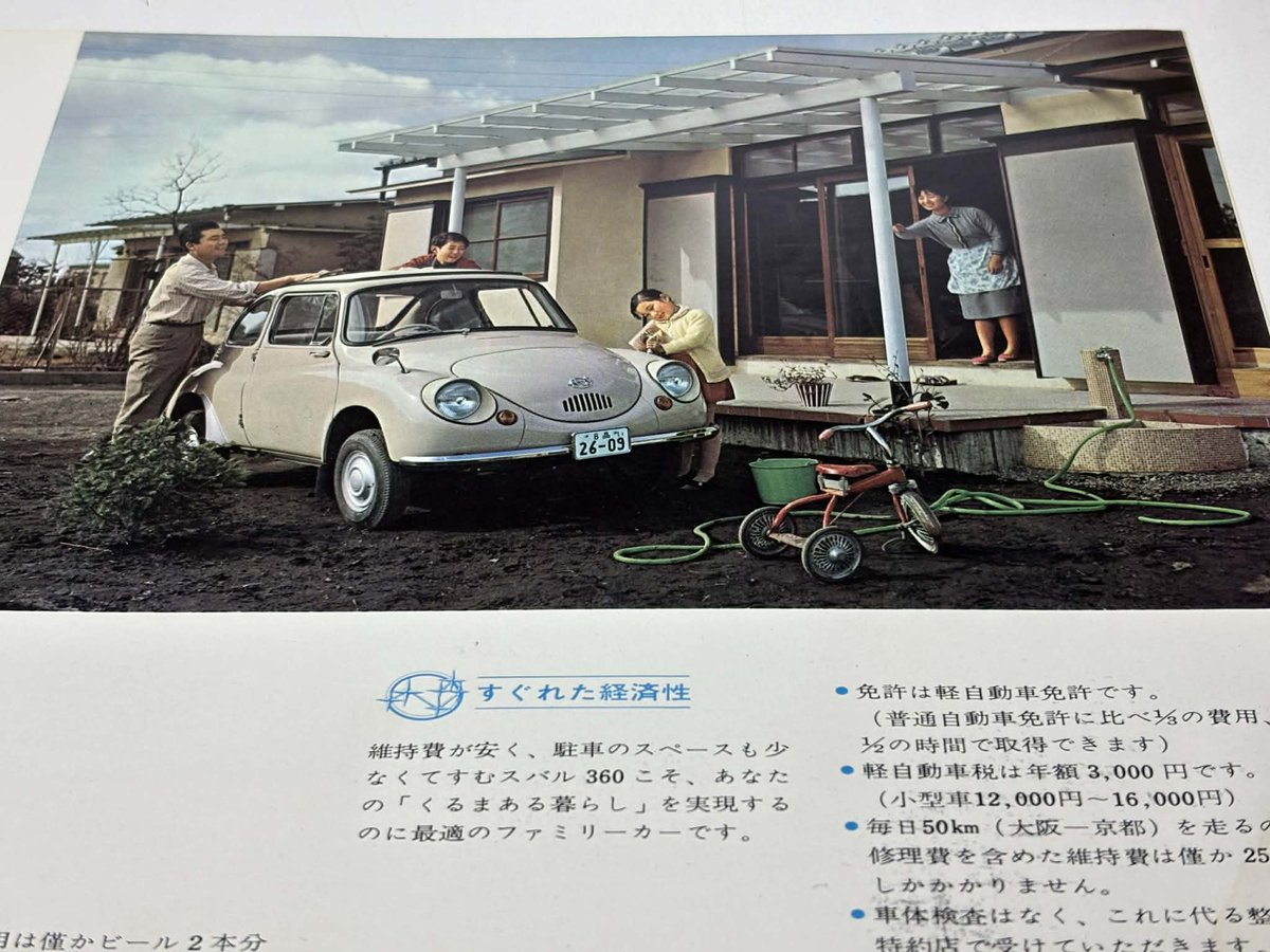 スバル 0 カタログ スバル360 SUBARU ニューモデル速報 With ☆1961年 