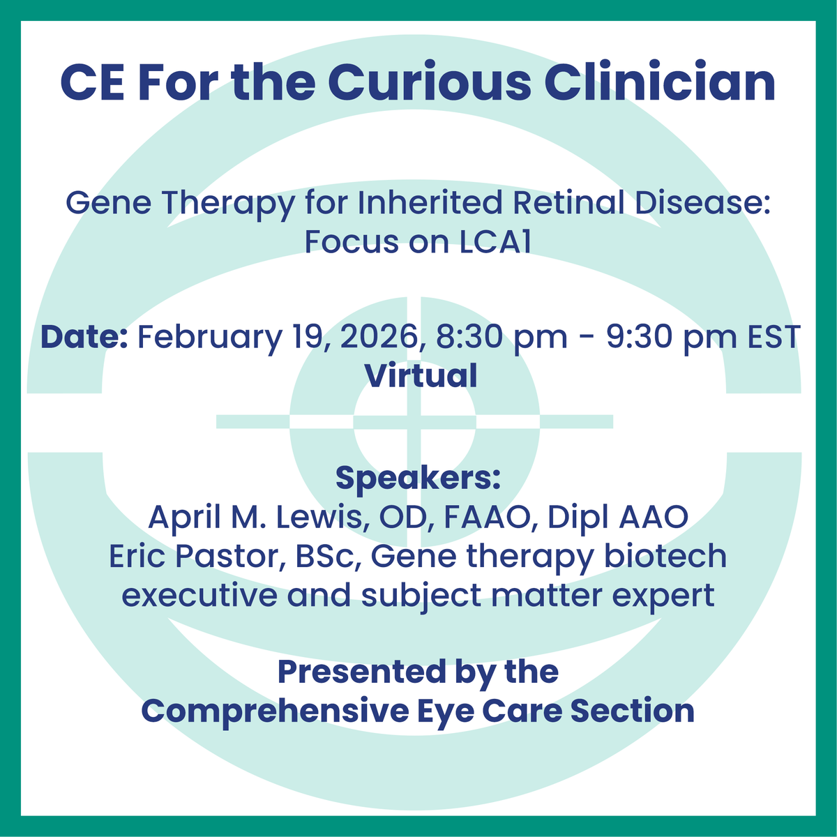 American Academy of Optometry tweet media