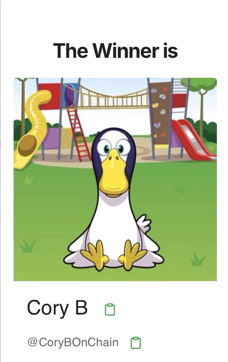 pawnhq's tweet image. 27 years around the sun.

I wanted to announce winner today for my birthday!

Winner of giveaway is….

@CoryBOnChain 

An absolute legend in the space!

I’ll dm you fam!

I’m launching another giveaway today too for a mutant Bullbear!

❤️💬♻️📘+follow @pawnhq + tag three friends