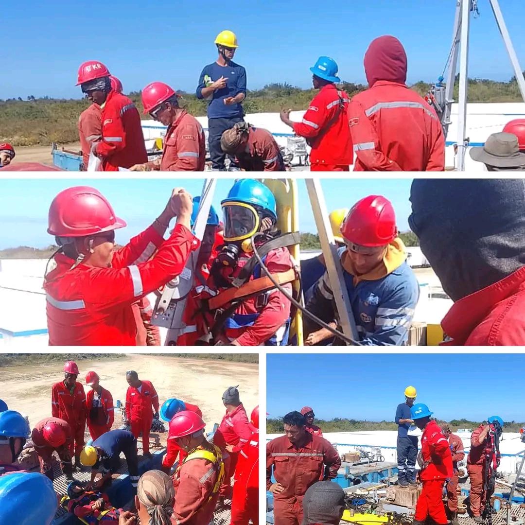 El equipo GW-91 de @EMPERCAP se fortalece con la guía del M. Sc. Yunier Morales García en seguridad laboral: espacios confinados, prevención de caídas y trabajo seguro con H2S.  
La prevención es nuestra mejor herramienta. 💪  
<a href="/CPP_Cupet/">Centro Politécnico del Petróleo</a> 
#PetrolerosPorCuba