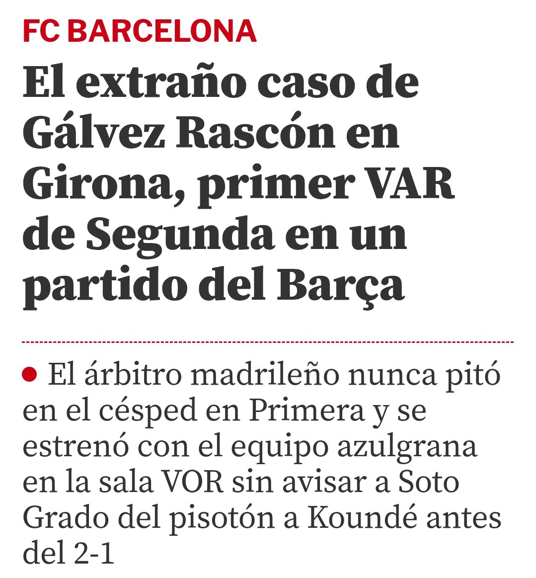 Sakai967's tweet photo. 💣David Gálvez Rascón, el árbitro VAR del Girona-Barça, tuvo como responsable directa a Yolanda Parga en la federación madrileña de fútbol. Pero no pintaba nada ¿eh?... https://t.co/nvCARHlioe