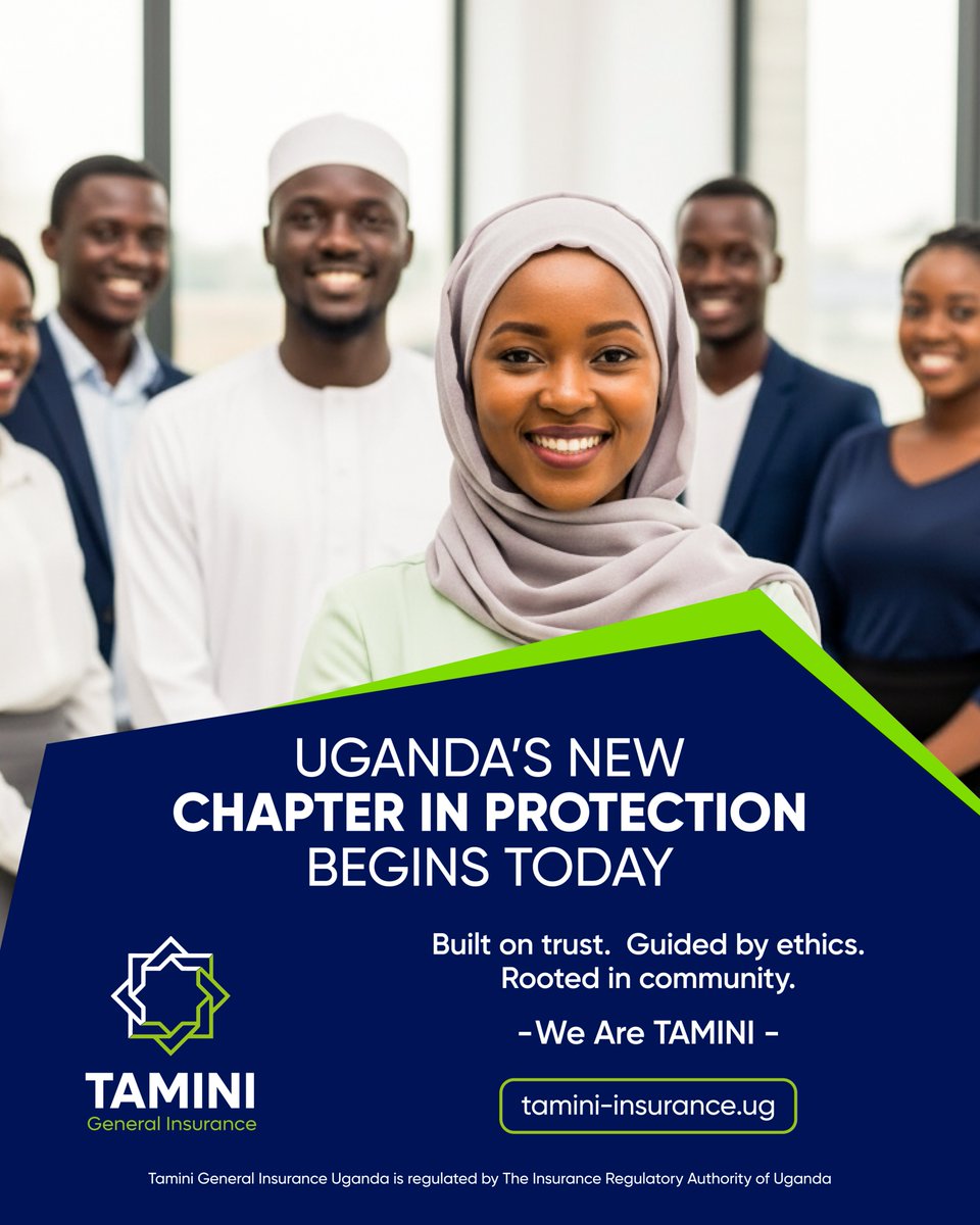Tamini256's tweet photo. A new chapter in protection begins today.
Uganda, this is Tamini โ built on trust, guided by ethics.
#Tamini #BrandLaunch #EthicalInsurance #Uganda #Takaful #Insurance #community https://t.co/h5xRXPEuud