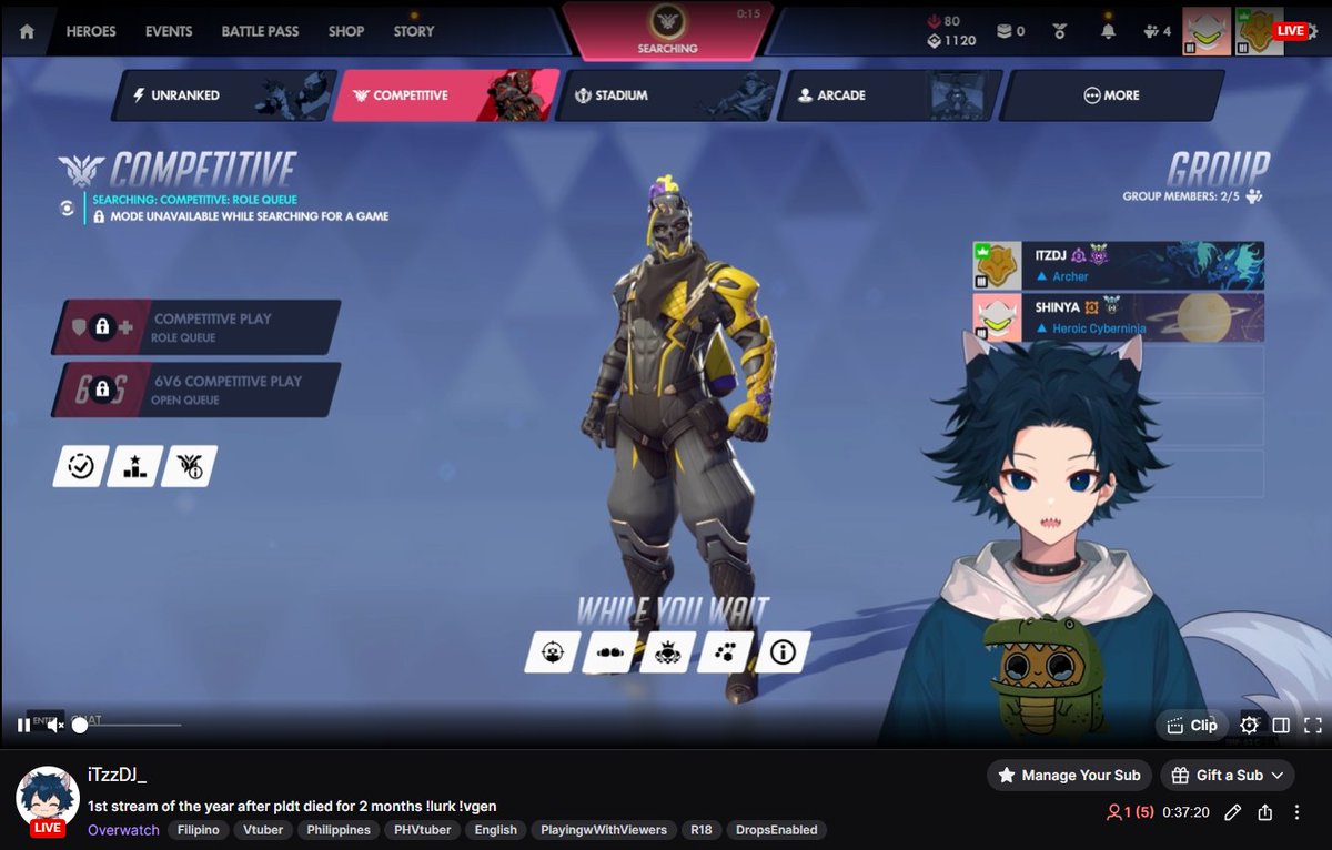 WE ARE BACK SO BACK T-T after pldt died on me for two months.

twitch.tv/itzzdj_