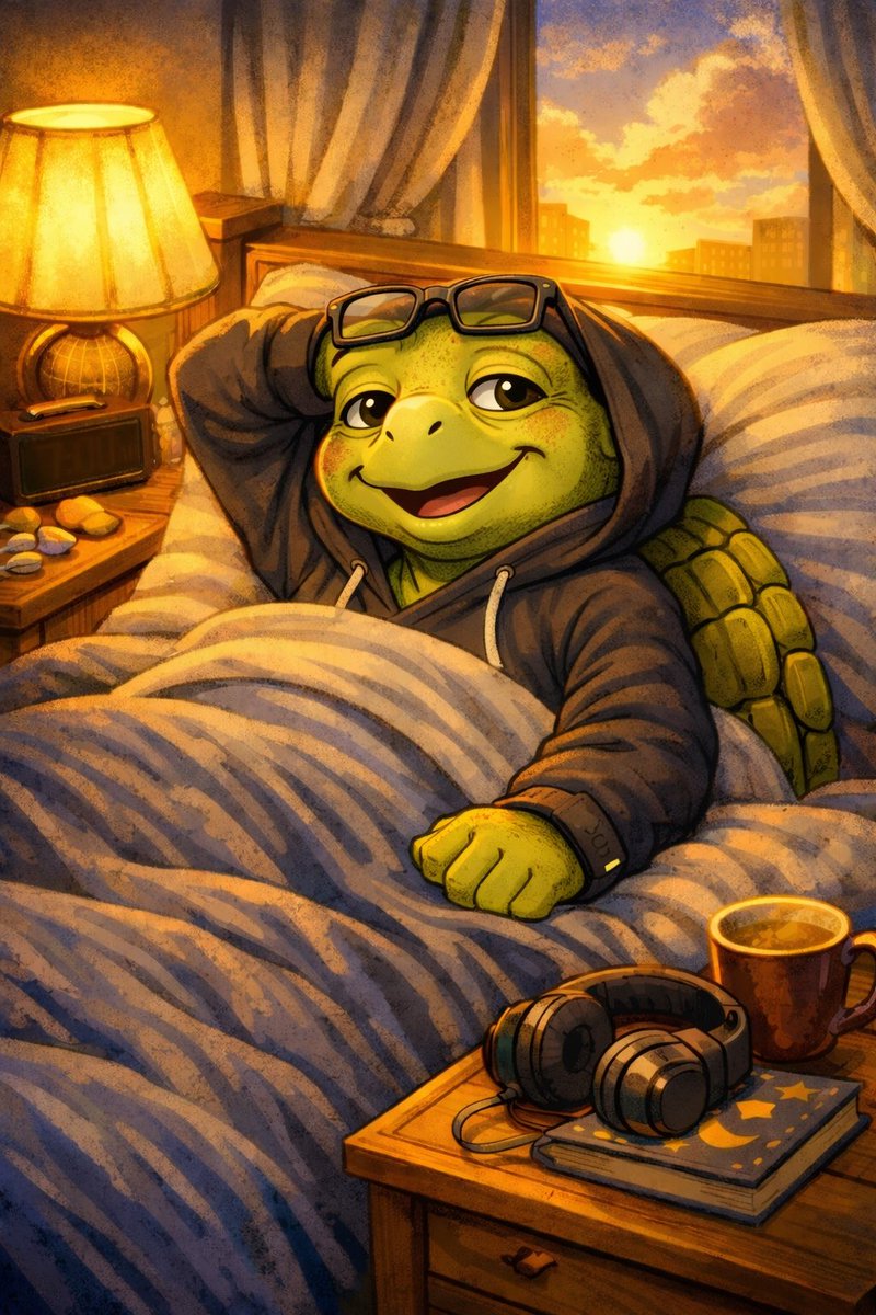 TurtleClubmogs's tweet image. Sorry I’ve been quiet the past few days 🐢

Had to step back and recover, even turtles catch the flu sometimes.

But we’re back.
Healthy.
Focused.
Building slow &amp;amp; steady like always.

Appreciate everyone who’s still here rocking with Turtle Club 💚

Big things loading. 🐢🚀