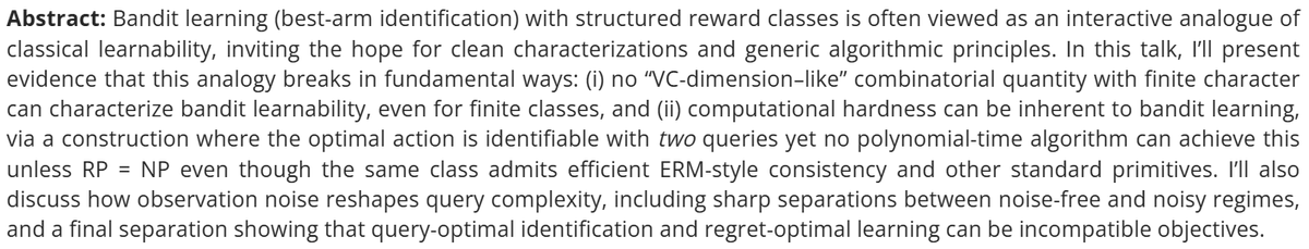 RL Theory Virtual Seminars tweet media