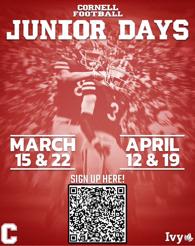 Thank you so much <a href="/cccsmith25/">Cole Smith</a> for inviting me out to Cornell for the Junior Day! 
<a href="/Tos93/">Coach Santos Carrillo</a> <a href="/BigRed_Football/">Cornell Football</a> <a href="/DanSwanstrom/">Dan Swanstrom</a> <a href="/CoachTerp_/">Mike Toerper</a>