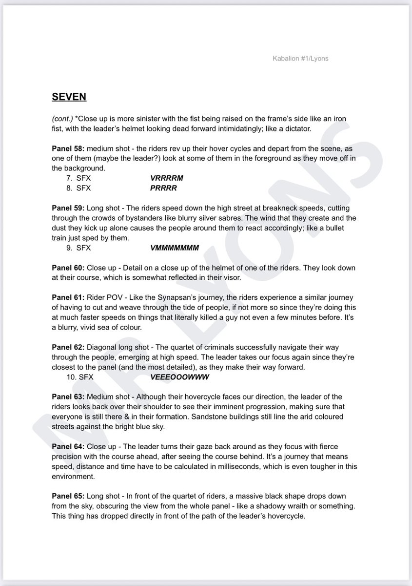 mrlyonswriter's tweet photo. “KABALION” Demo Script - Part 2
Read the full script on the website.
#comicbooks #sciencefiction #newcomic #comicwriter #comicbooklovers #feed #scifi #space #originalwriter #comics #x #writing #dystopia #newtalent #comics #90s #script #smallbusiness #reading #spaceship #fyp https://t.co/MTC0KsjjnM