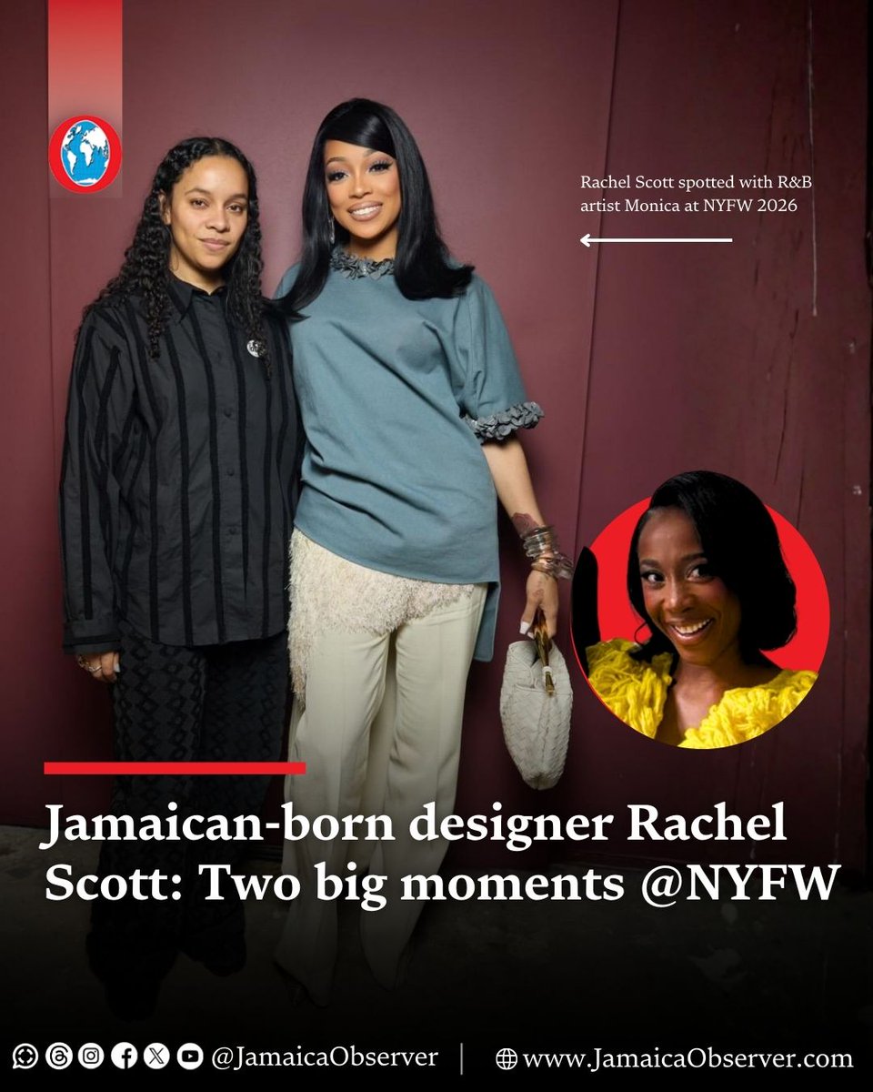JamaicaObserver's tweet photo. #TuesdayStyle First came Proenza Schouler Fall/Winter 2026β¦
To officially kick off the Fall/Winter 2026 edition of New York Fashion Week, Jamaican-born designer Rachel Scott, who also helms the cult label Diotima, showed her collection for Proenza Schouler on Wednesday, February 11, a follow-up to a presentation in September that included her creative input.
It is Scottβs first collection at the helm, after taking over from founders Jack McCullough and Lazaro Hernandez, who departed for Loewe last year.
https://t.co/SRGcBkj5gt