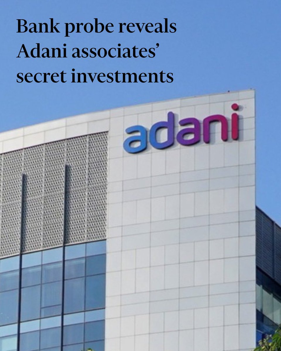 India’s Adani Group was accused in 2023 of manipulating its public valuation to extreme highs. Documents show two of the conglomerate’s close associates secretly held billions of dollars' worth of shares. ft.trib.al/qSIdEgL