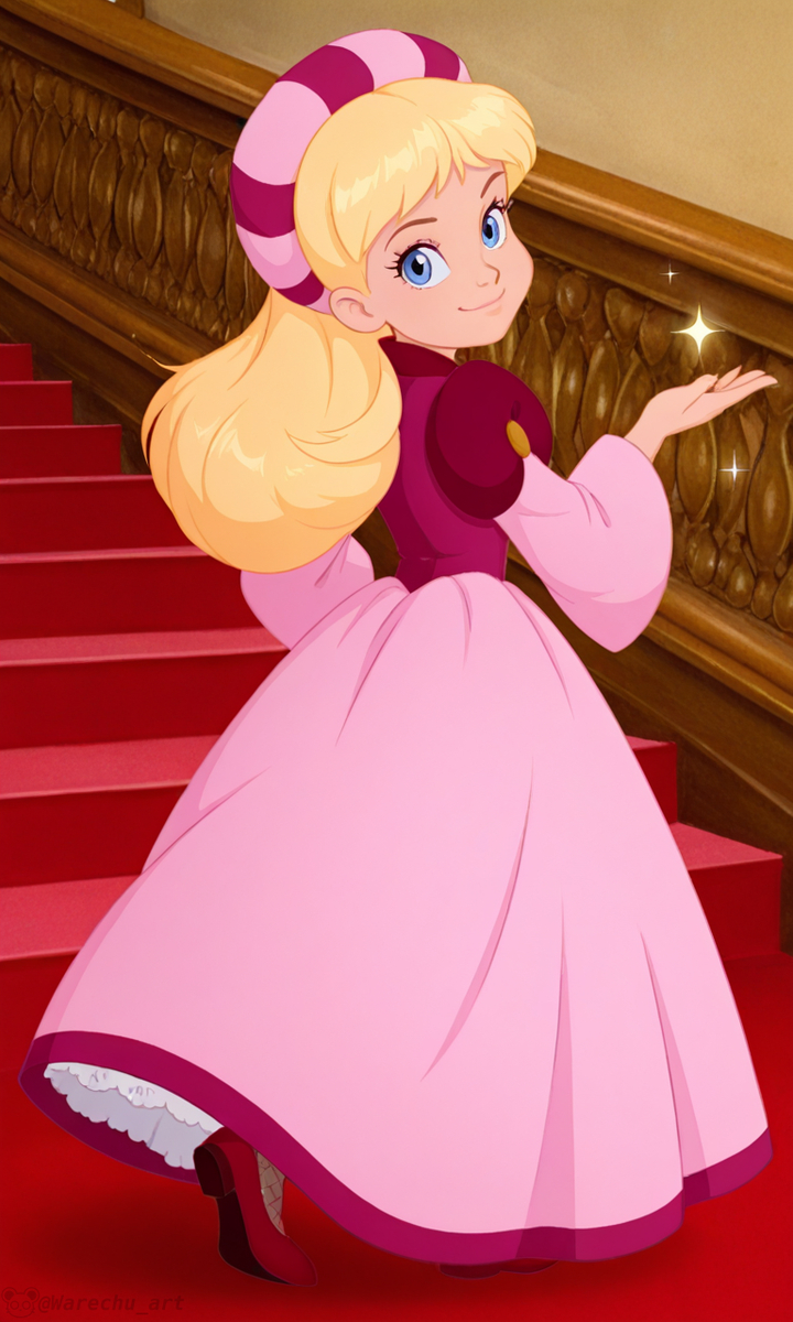 WarechuArt's tweet photo. La princesita Odette iluminando el palacio con su sonrisa 😊✨
¡Pura magia de princesa! 💕
#Odette #TheSwanPrincess #AIAr (1/1) https://t.co/N7dZDA8DFa