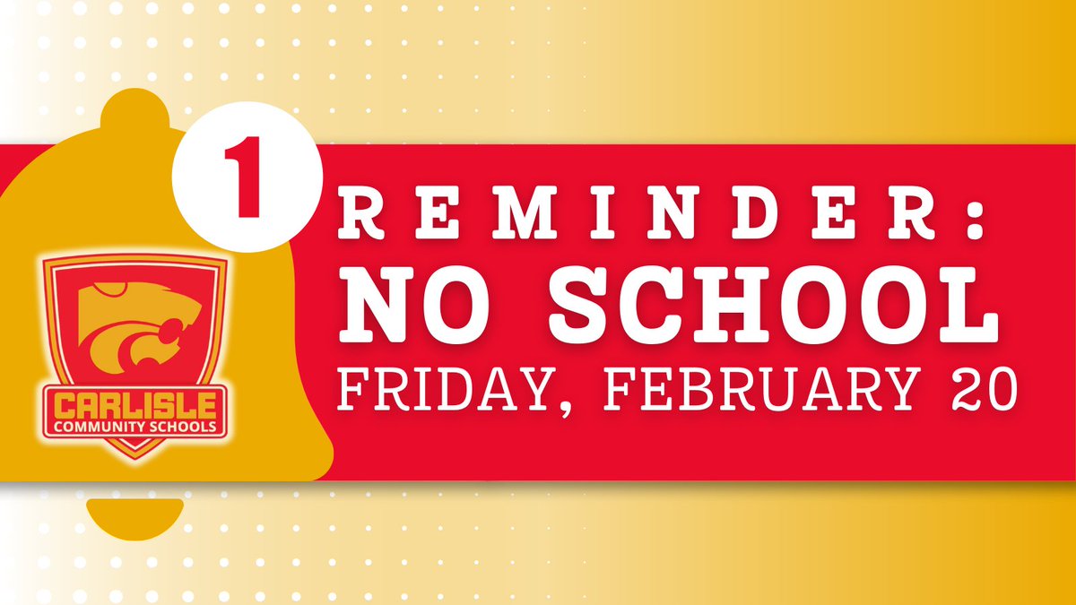 There is no school on Friday, February 20. This is a teacher professional development and work day. 🍎